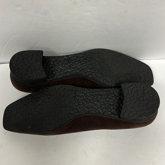 Arthur Beren brown suede loafers with houndstooth front Sz 8.5 N - Picture 7 of 7